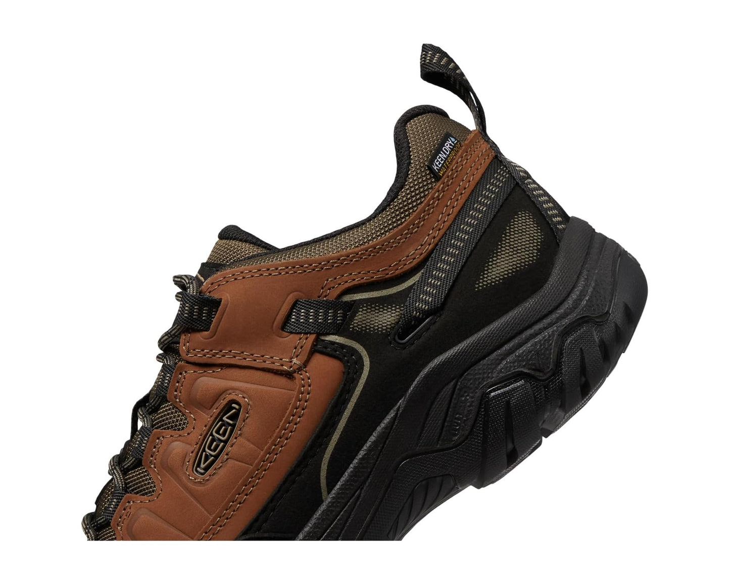 Men's KEEN Targhee 4 Low Height Durable Comfortable Waterproof Bison/Black