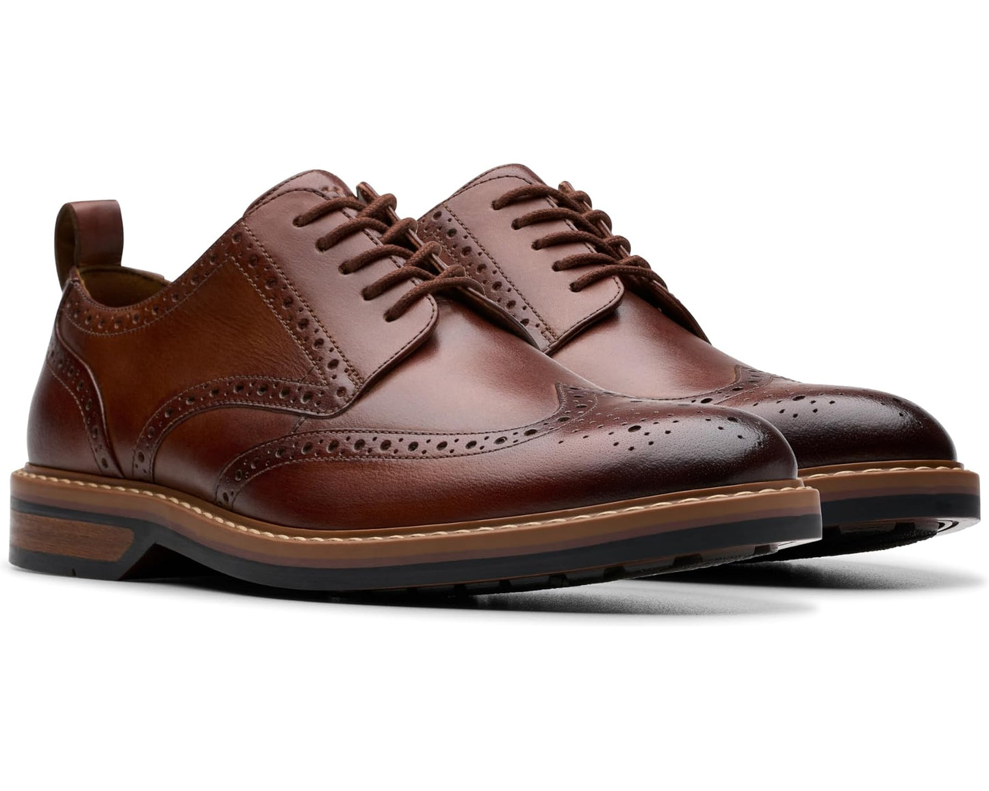 Men's Clarks Aldwin Limit Mid Tan Leather