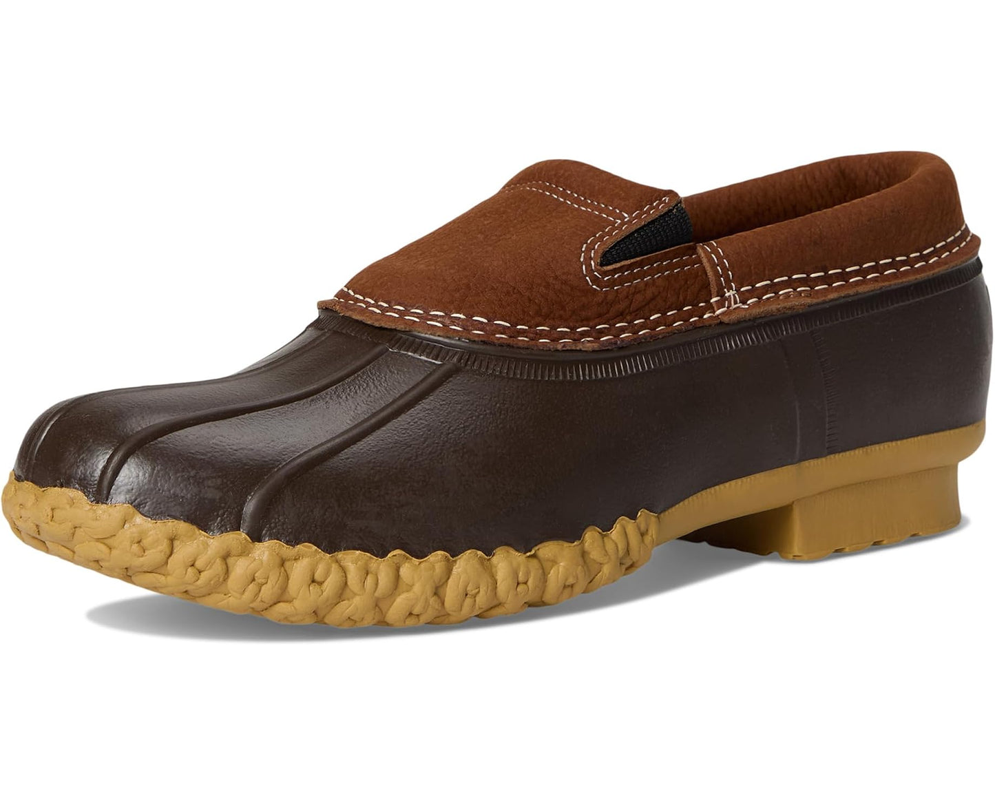 Men's L.L.Bean Rubber Moc Slip-On Allspice/Bean Boot Brown/Gum