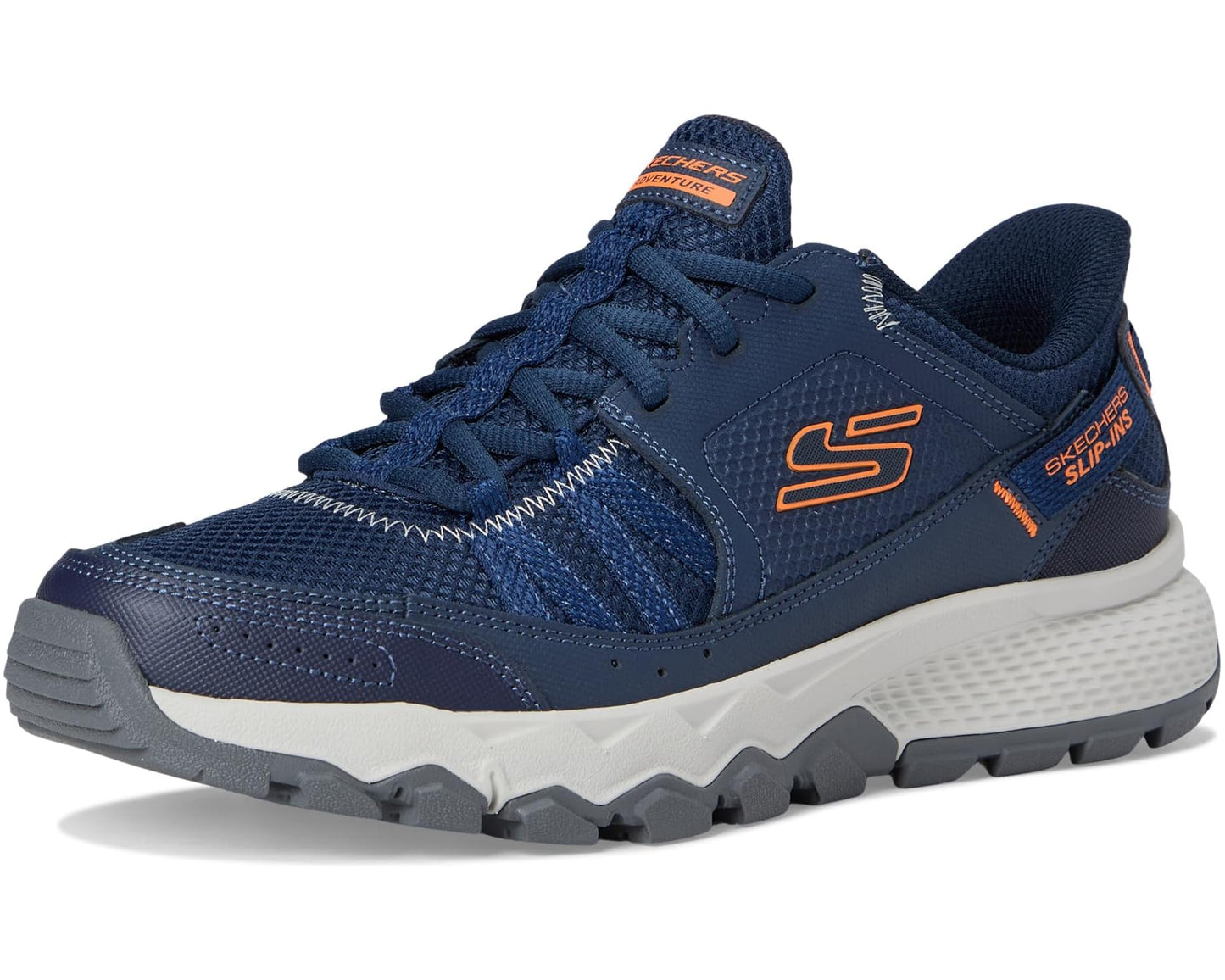 Men's SKECHERS Dynamite AT Escapar Hands Free Slip-in Navy/Orange