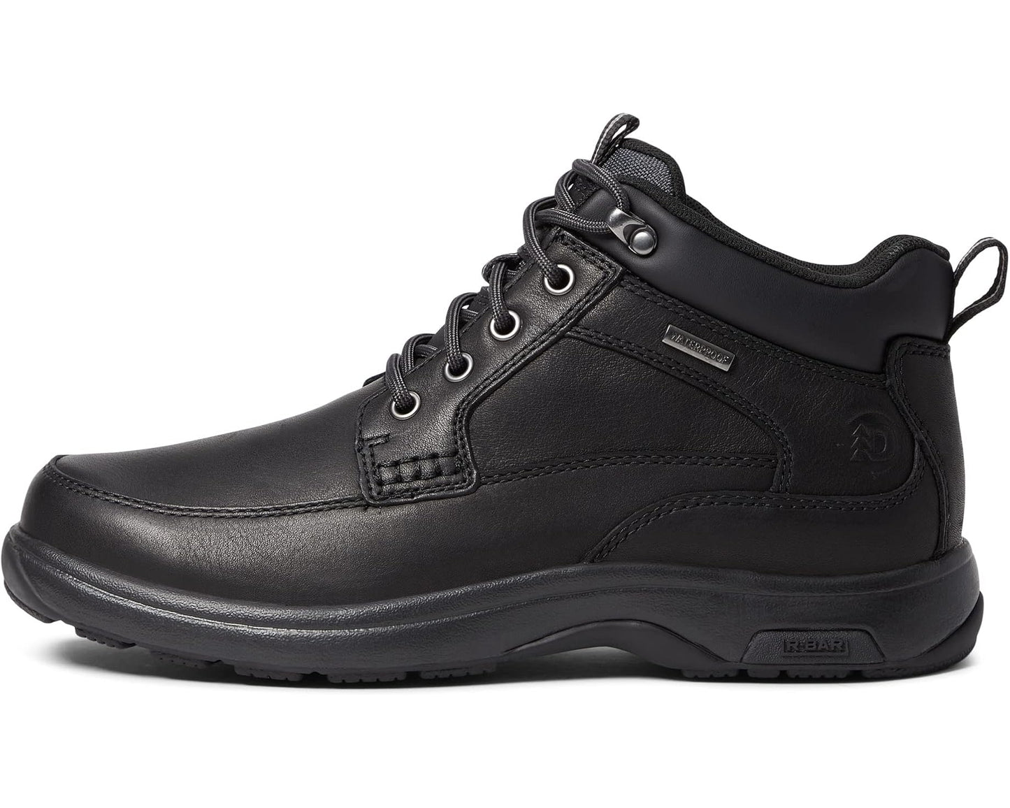 Men's Dunham 8000 Mid Boots Black Leather