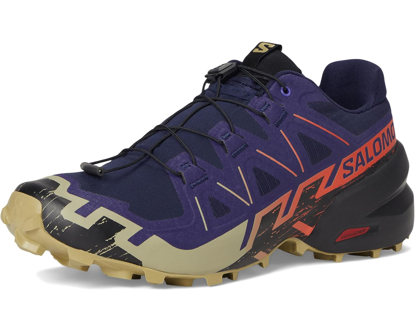 Men's Salomon Speedcross 6 Maritime Blue/Black/Cherry Tomato