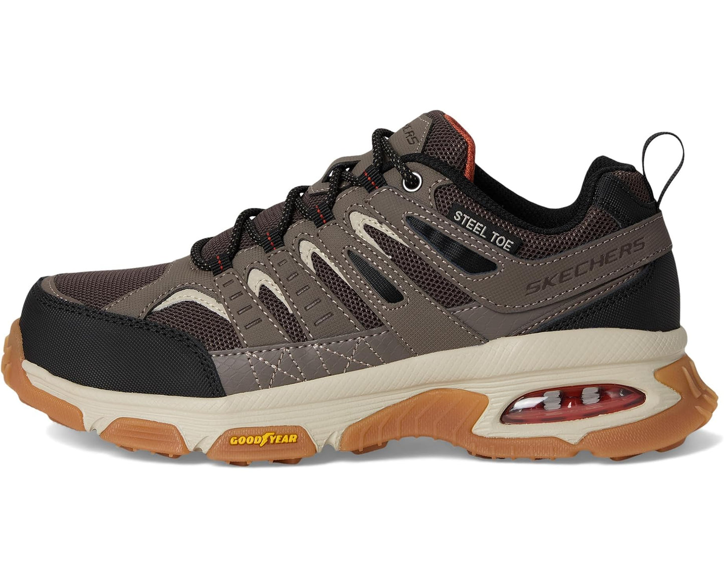 Men's SKECHERS Work Skech-Air Envoy ST - Arcket Taupe/Black