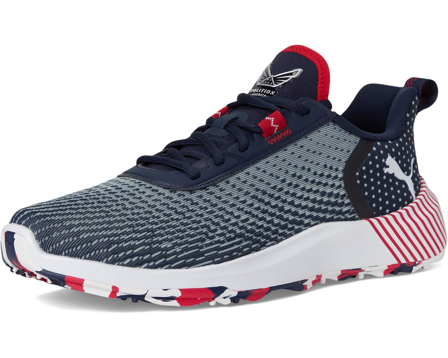 Men's PUMA Golf Puma X Volition Fusion Crush Sport Deep Navy/Strong Red/Puma White