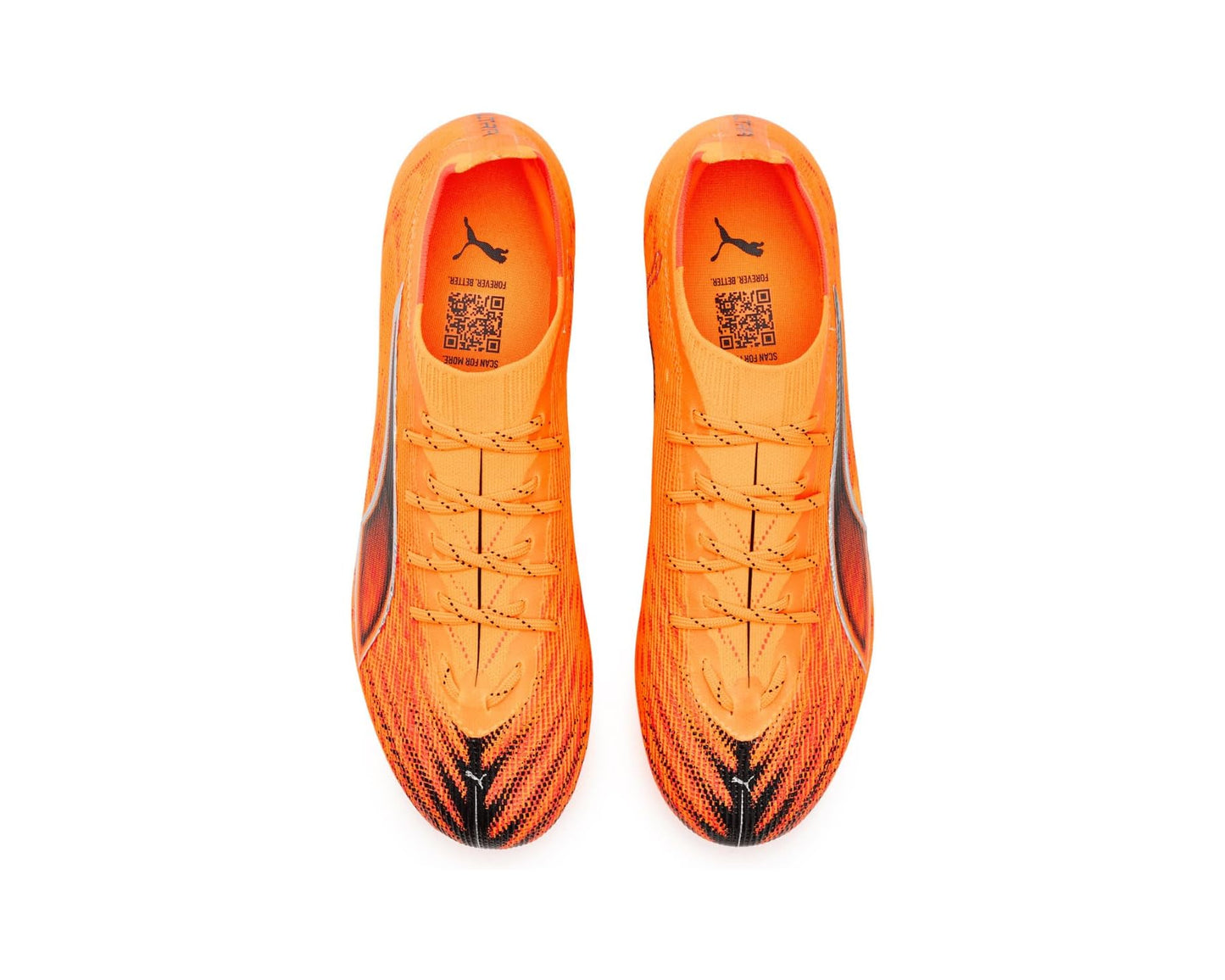 Men's PUMA Ultra 6 Pro Firm, Artificial Ground Soccer Cleats Heat Fire/Black/Glowing Red