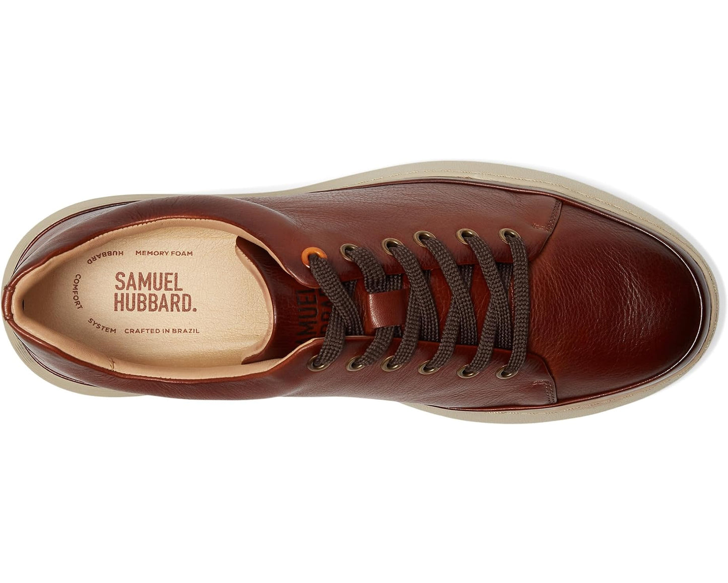 Men's Samuel Hubbard Featherlight Fast Lace-Up Cognac Leather