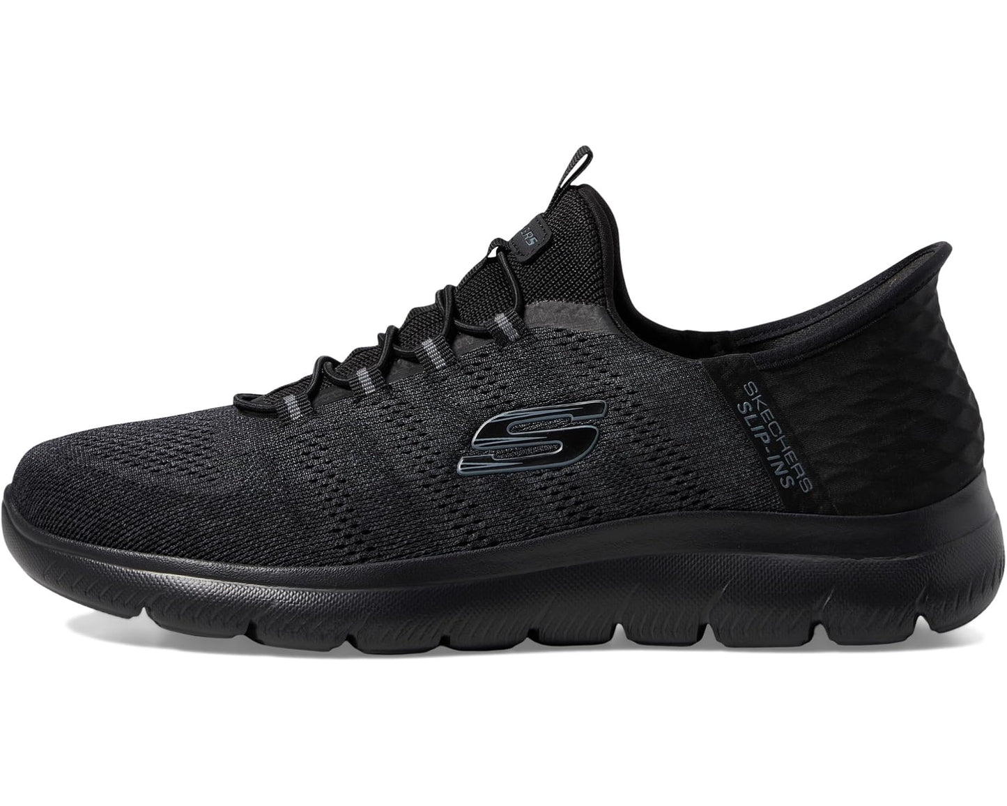 Men's SKECHERS Summits Key Pace Hands Free Slip-In Black/Black