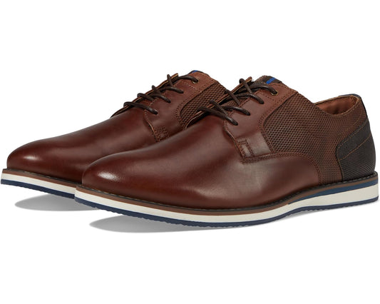 Men's Nunn Bush Circuit Plain Toe Oxford Brandy