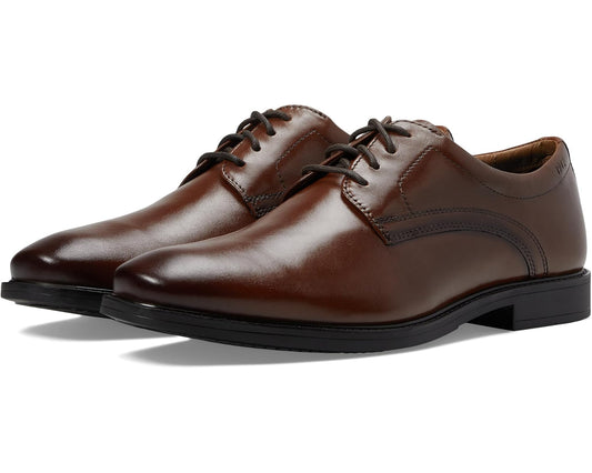 Men's Nunn Bush Baxter Plain Toe Oxford Cognac