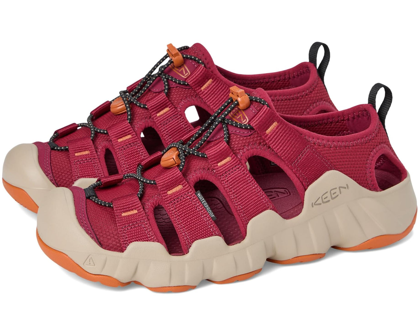 Men's KEEN Hyperport H2 Tibetan Red/Gold Flame