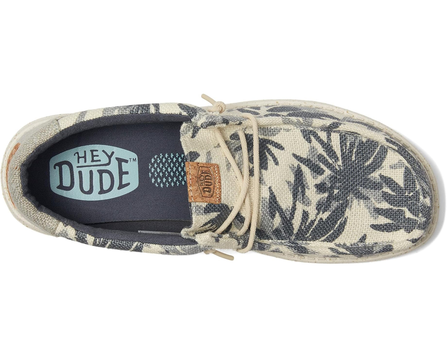 Men's Hey Dude Wally Palm Jute Egret/Cloud Blue