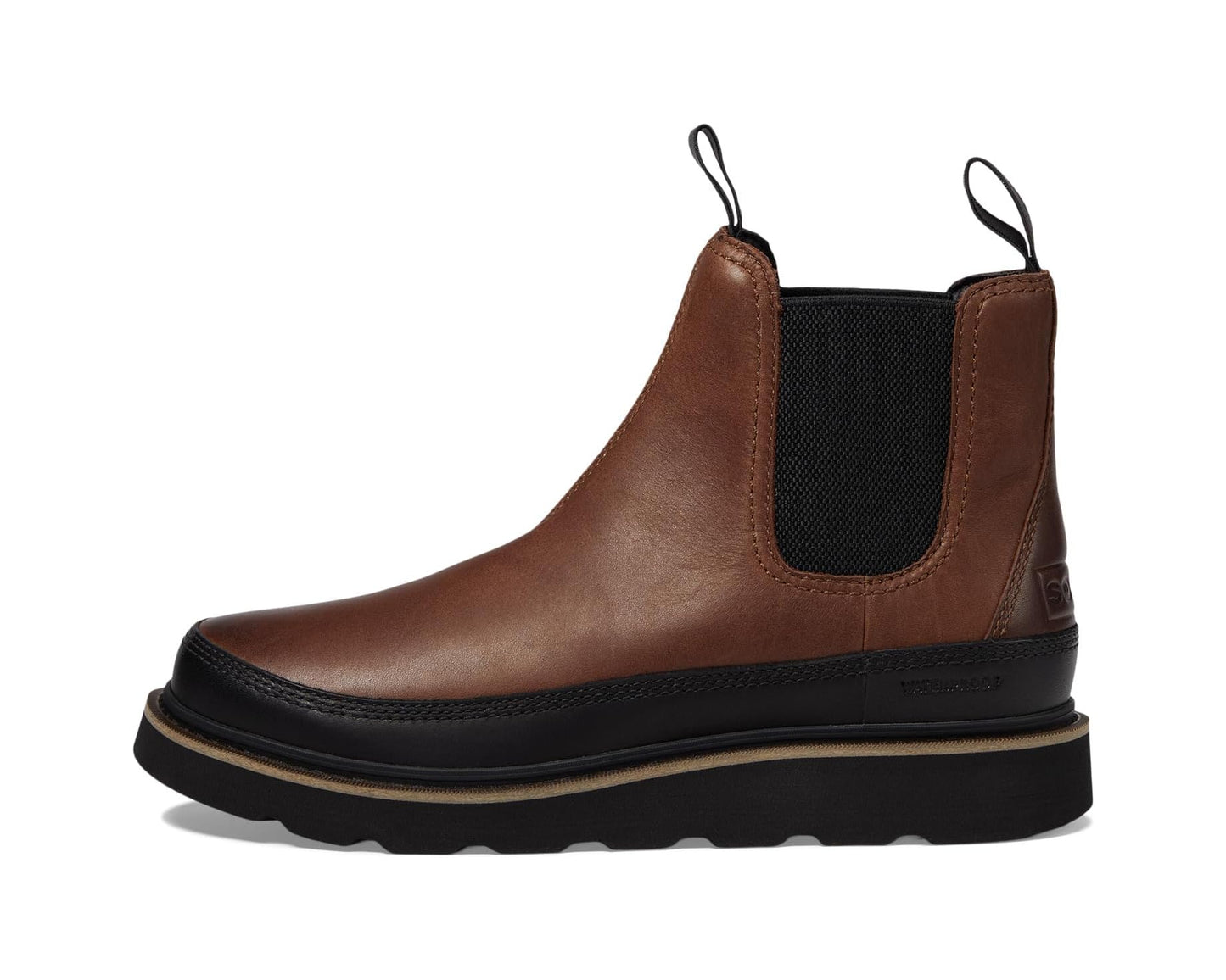 Men's SOREL Slabtown 62'™ Chelsea Waterproof Tobacco/Black