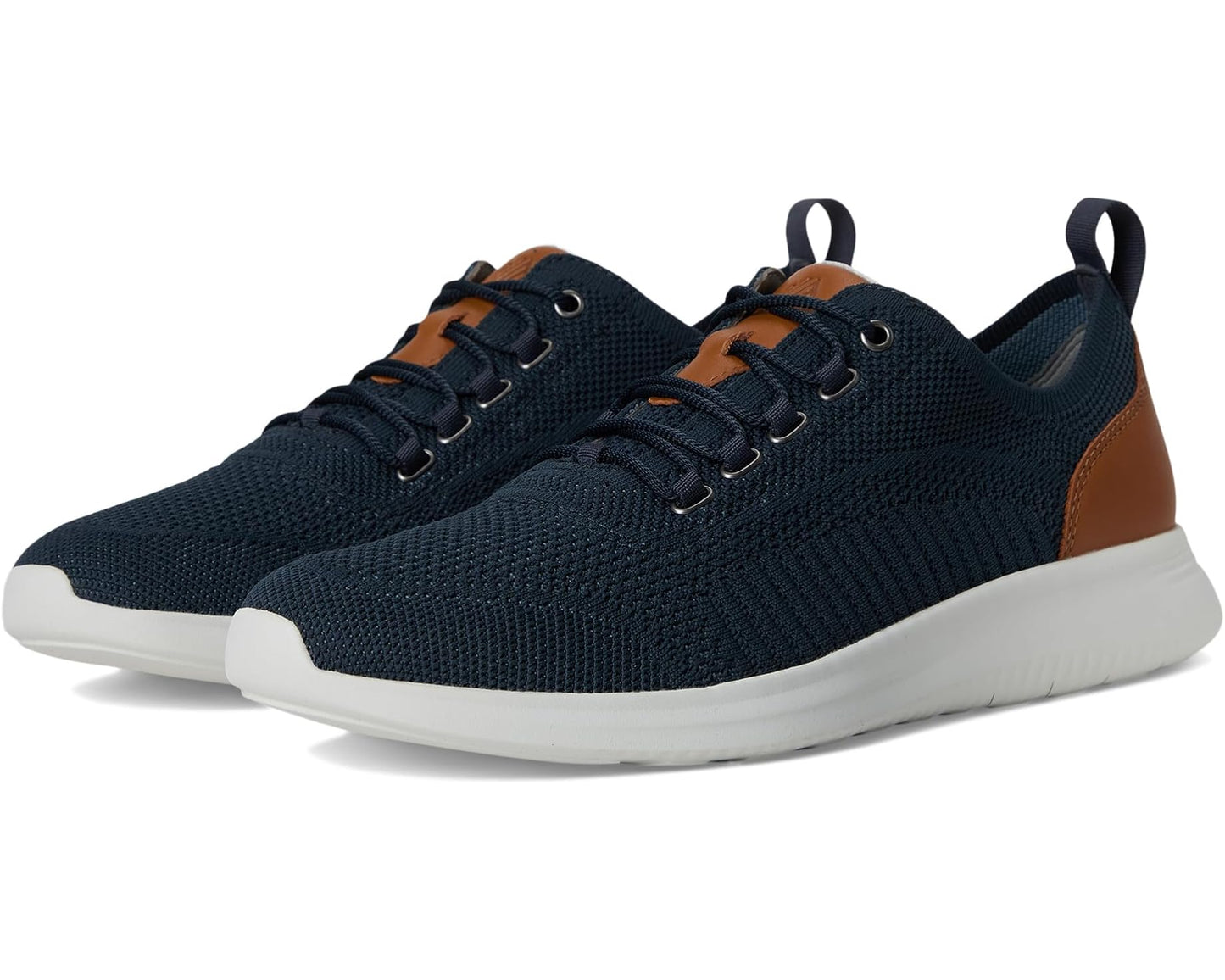 Men's Johnston & Murphy Amherst Knit U Throat Navy Knit