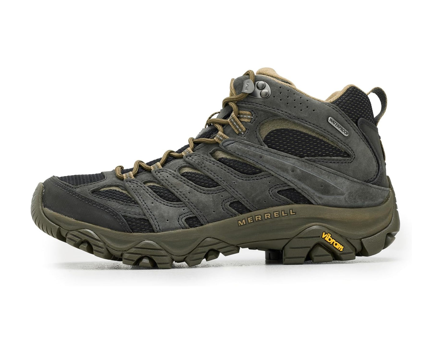 Men's Merrell Moab 3 Mid Waterproof Black/Beluga