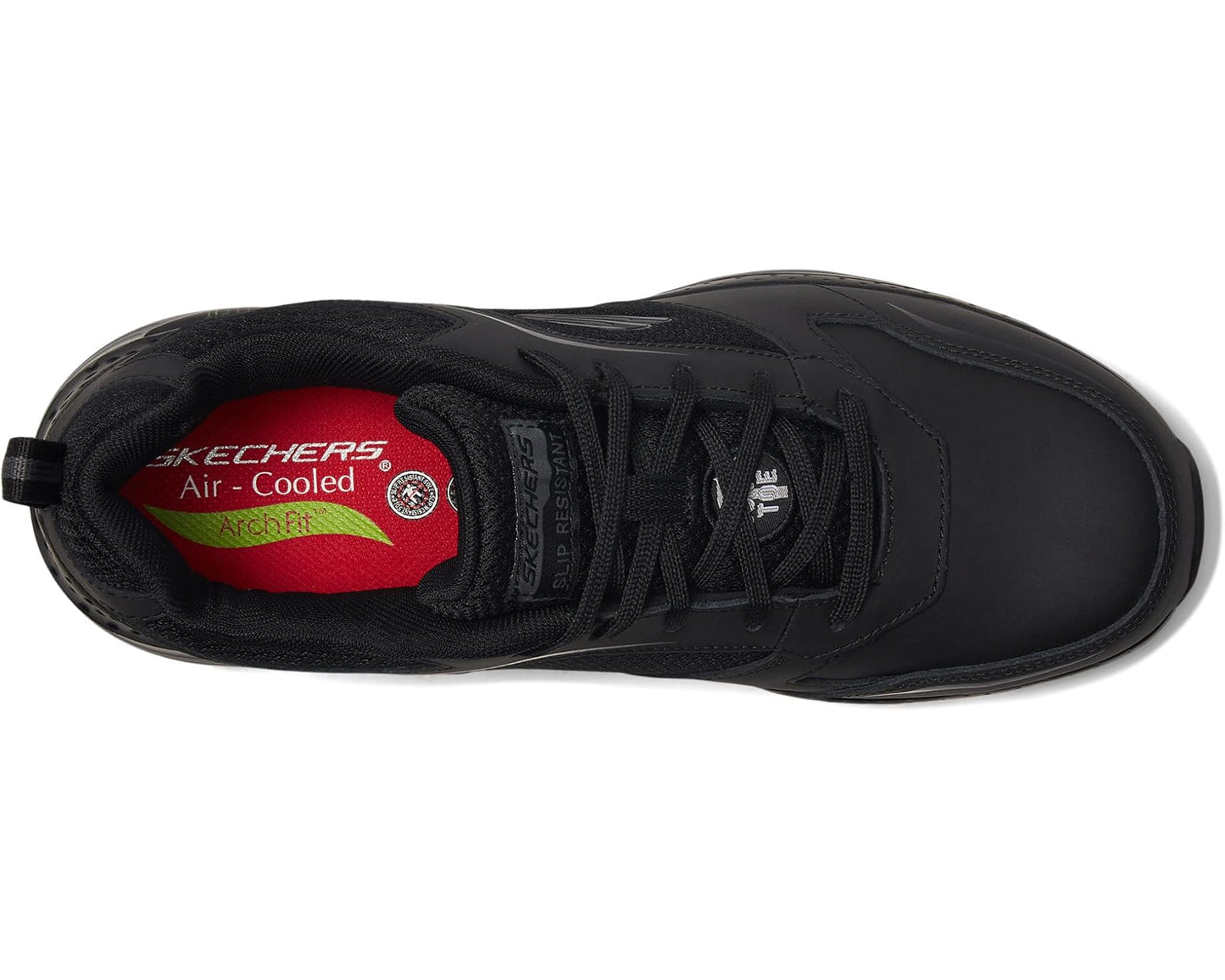 Men's SKECHERS Work Arch Fit SR Comp Toe Black/Charcoal