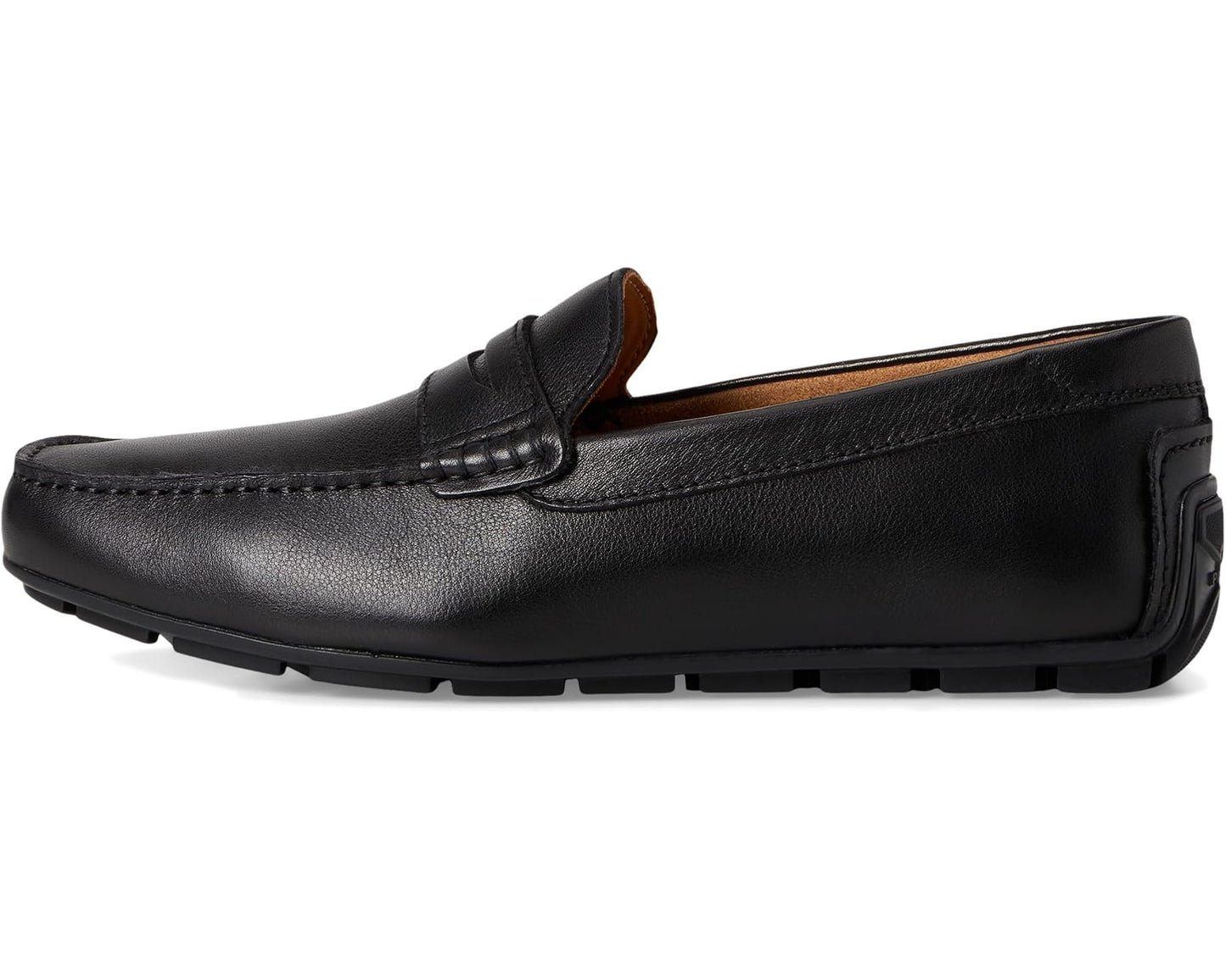 Men's Florsheim Motor Smooth Moc Toe Penny Driver Black