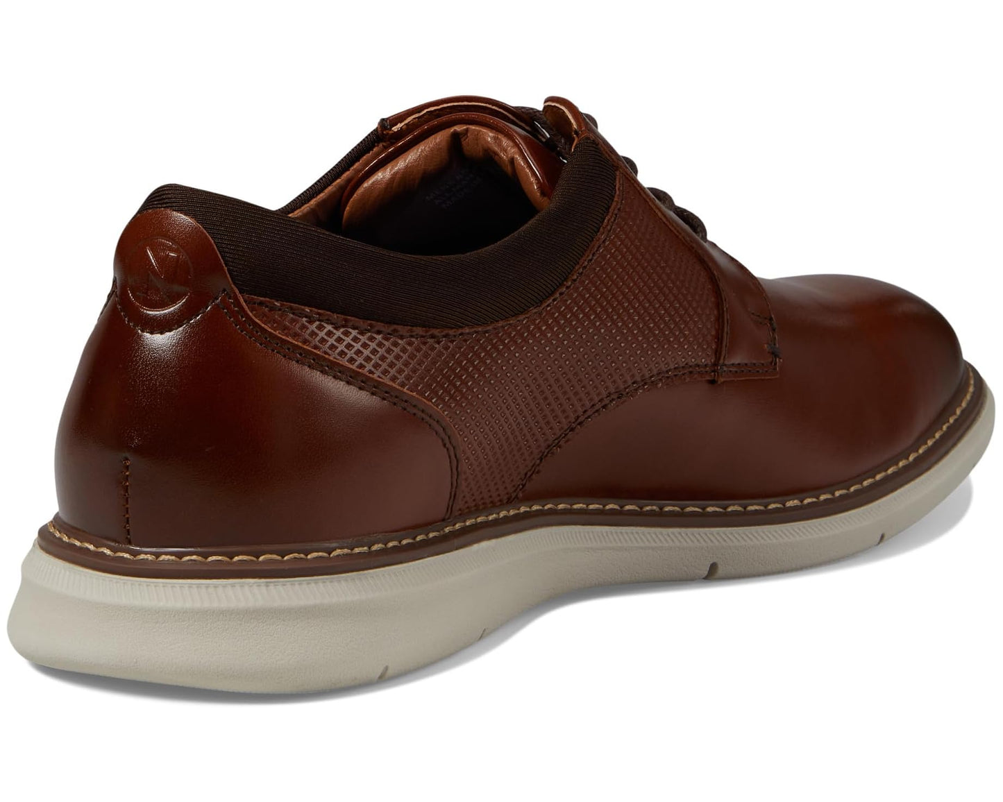 Men's Nunn Bush Chase Plain Toe Oxford Cognac