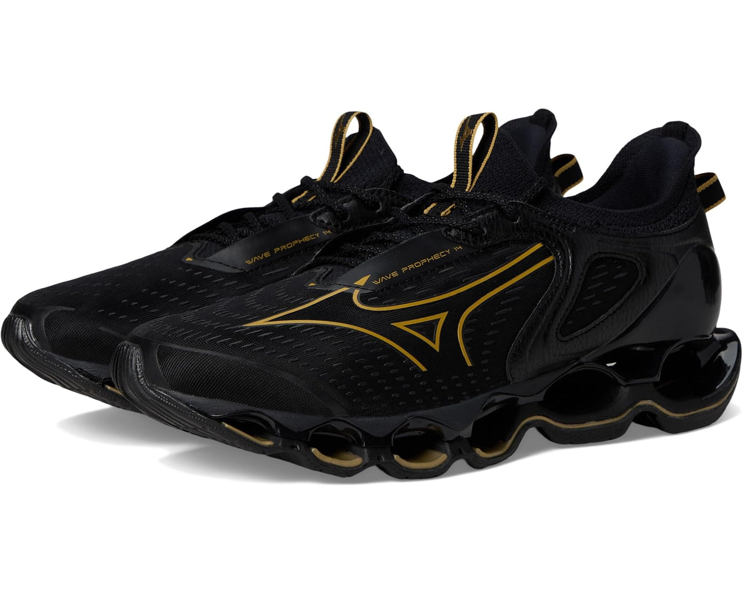 Men's Mizuno Wave Prophecy 14 Black/Gold