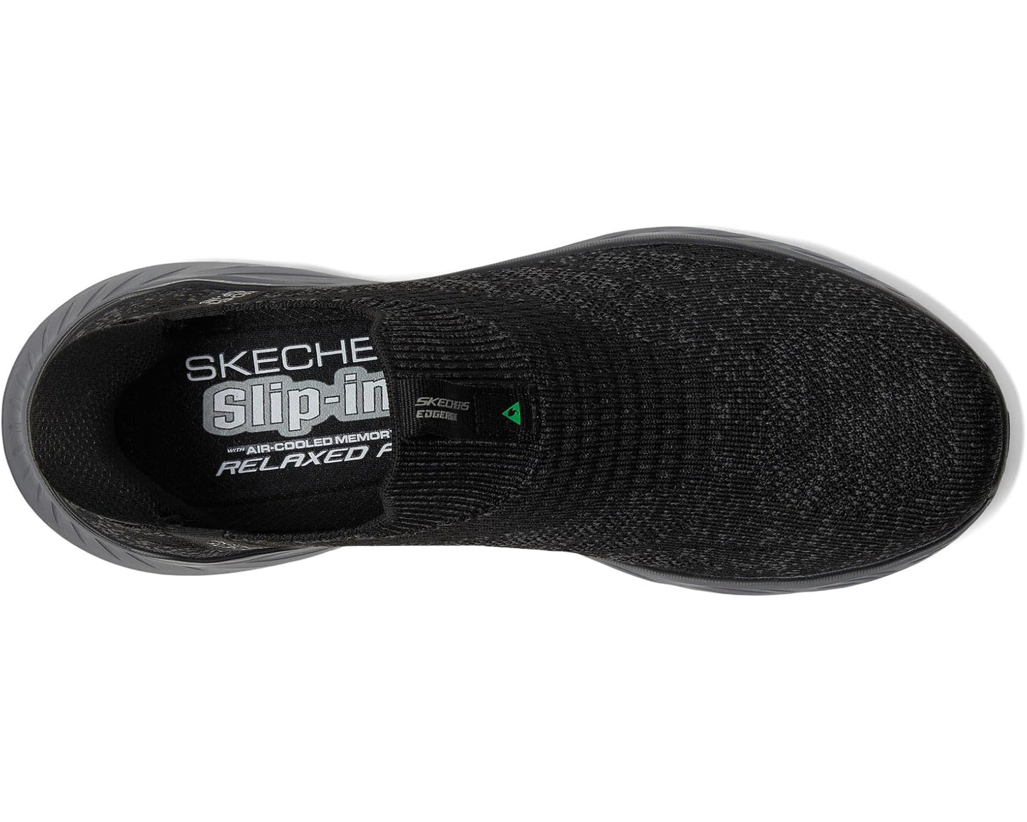Men's SKECHERS Edgeride Commissioner Hands Free Slip-in Black/Charcoal