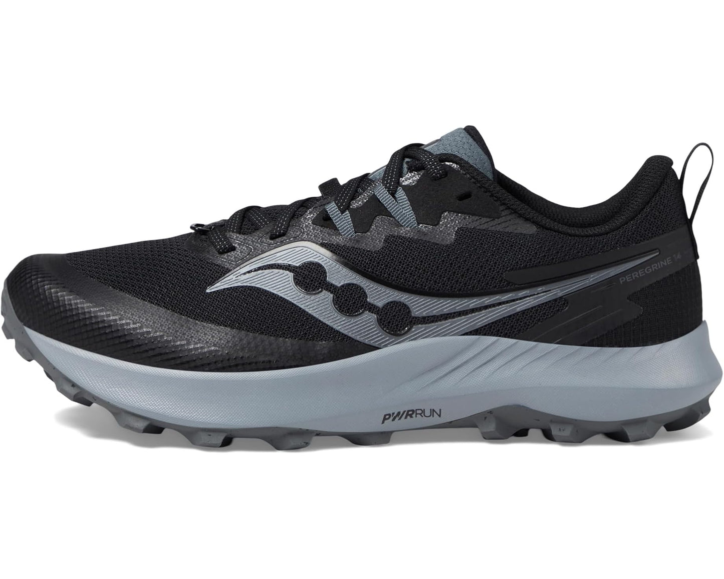 Men's Saucony Peregrine 14 Black/Carbon