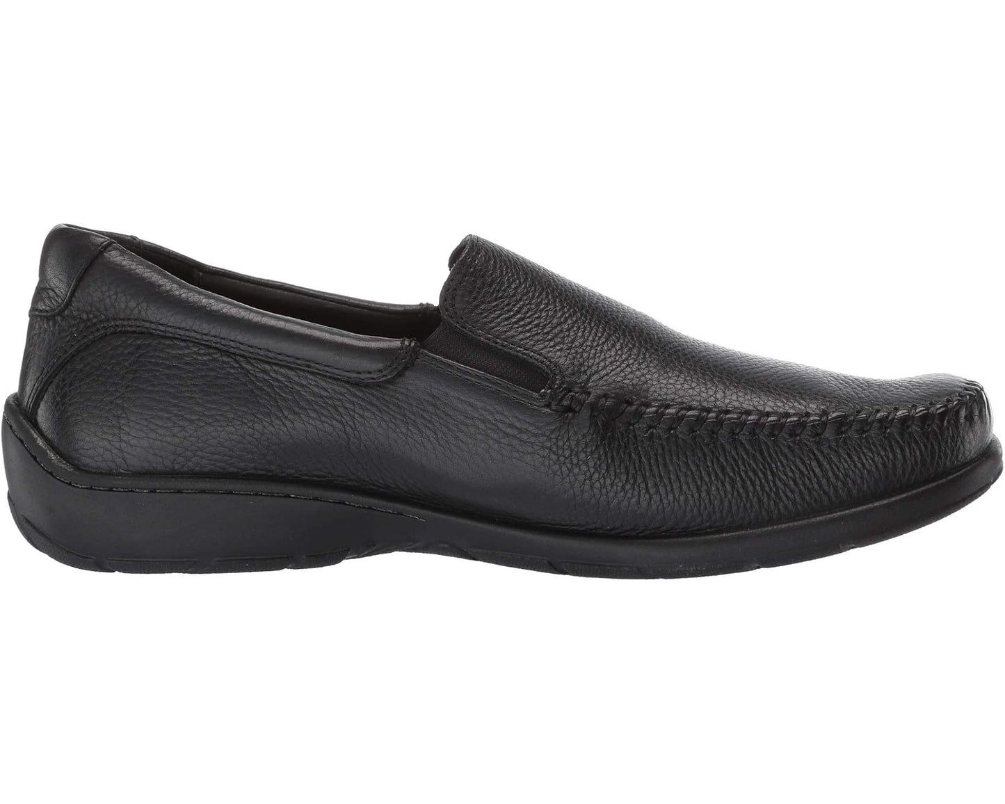Men's Johnston & Murphy Crawford Venetian Black Tumbled Full Grain