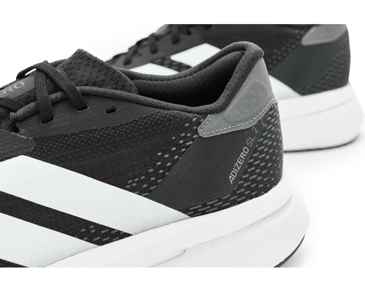 Men's adidas adiZero SL2 Running Shoes Black/White/Grey