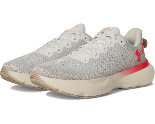 Men's Under Armour Infinite Summit White/Khaki Base/Racer Red
