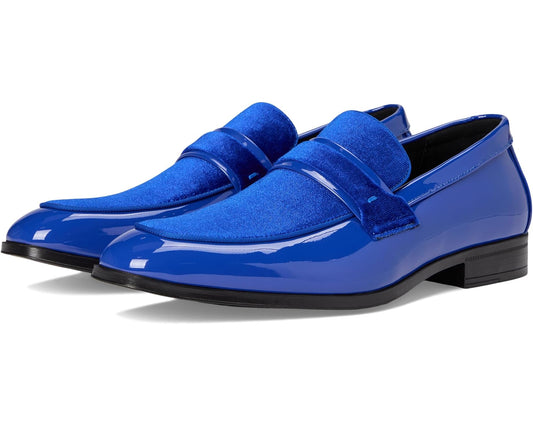 Men's Stacy Adams Spratley Saddle Slip-On Royal Blue
