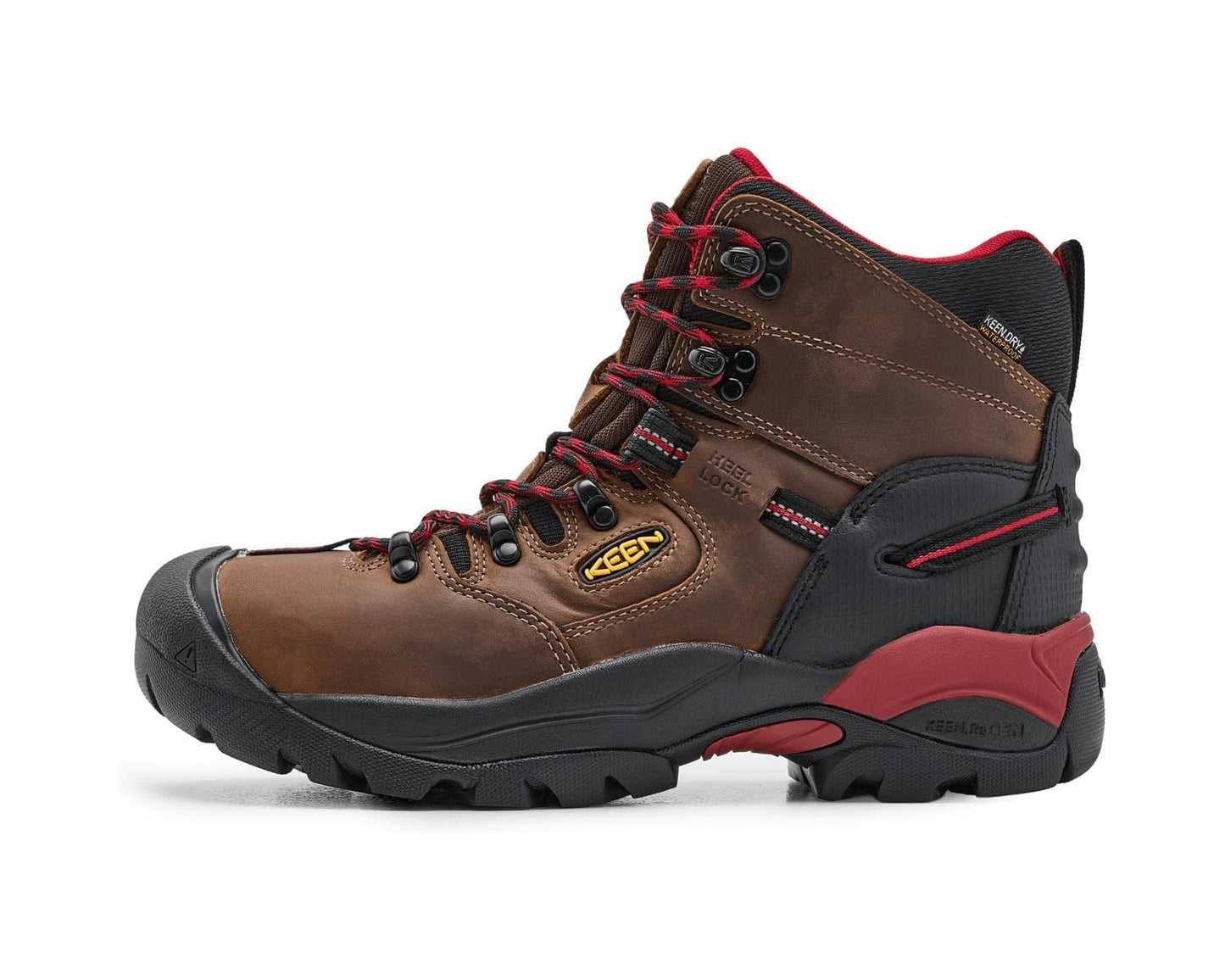 Men's KEEN Utility Pittsburgh Energy 6 Waterproof (Comp Toe) Bison/Black
