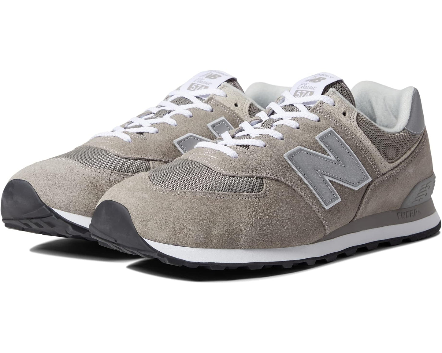 Men's New Balance Classics 574 Core Grey/White