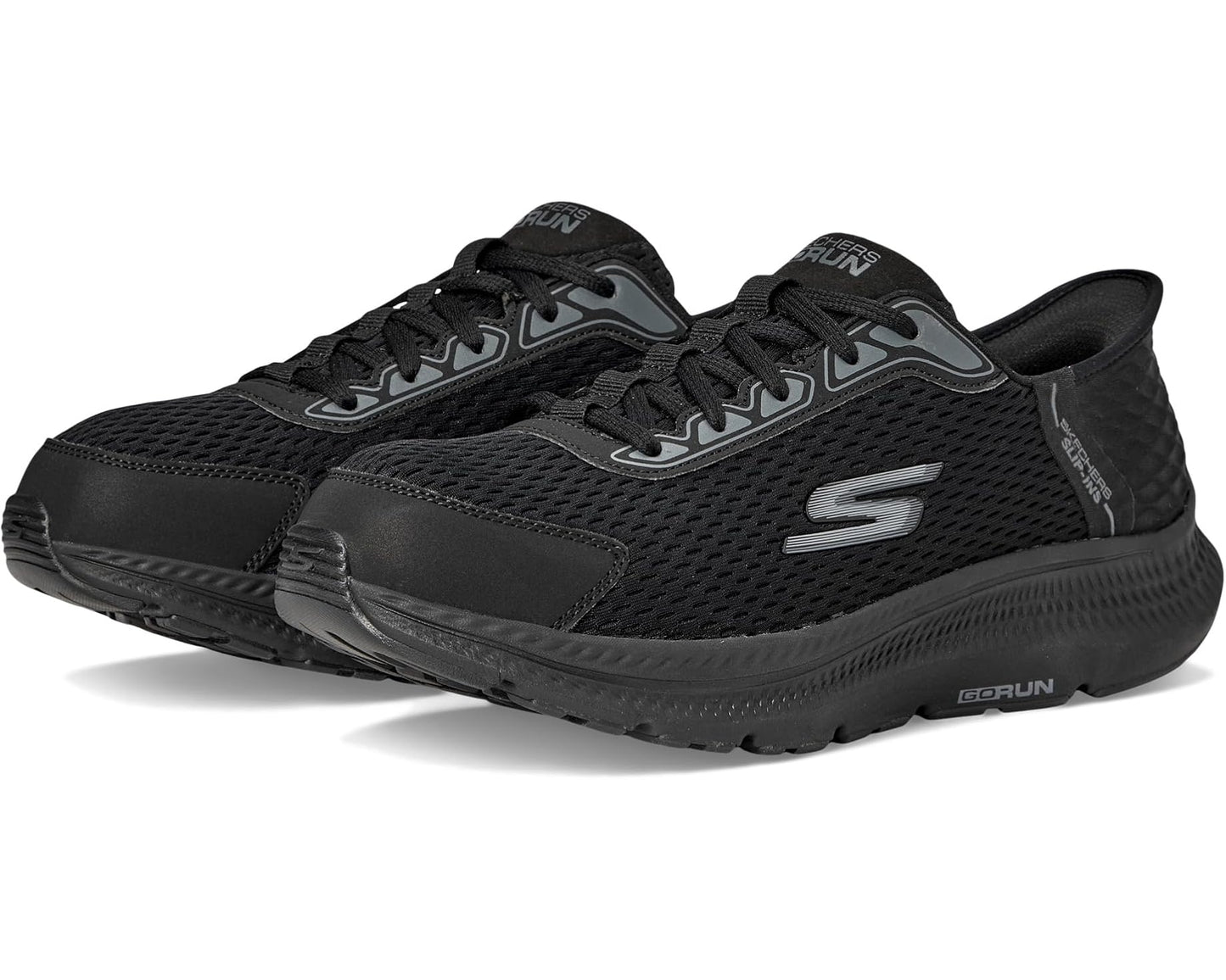 Men's SKECHERS Go Run Consistent 2.0 - Empower Hands Free Slip-Ins Black/Black