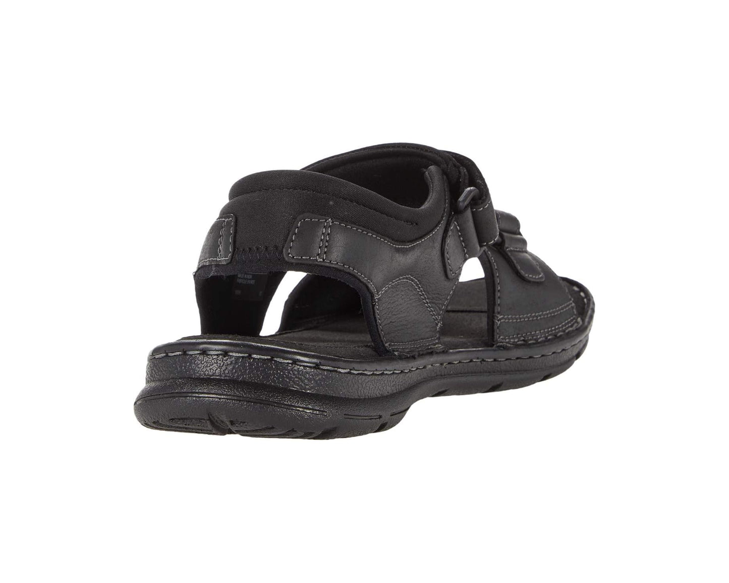 Men's Rockport Darwyn Quarter Strap Black Leather II