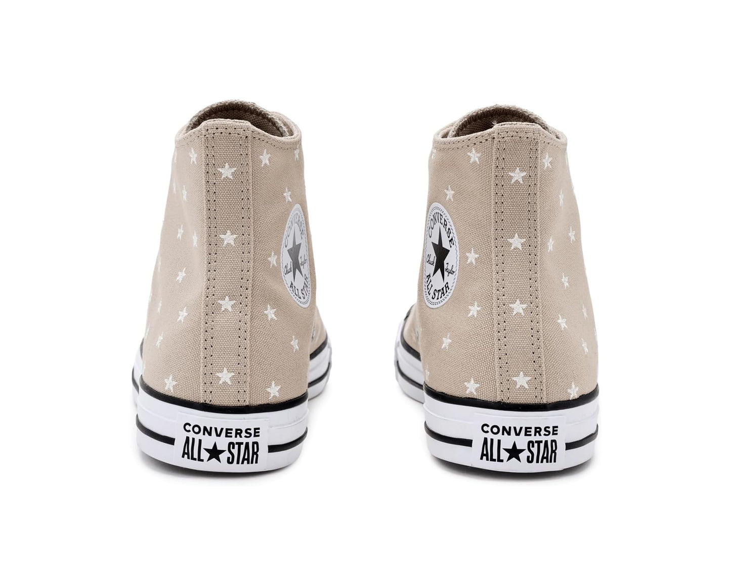 Unisex Converse Chuck Taylor All Star Embroidered Stars High-Top Papyrus/Egret/Black