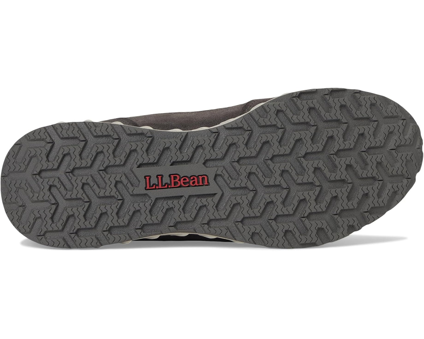 Men's L.L.Bean Snow Sneakers Waterproof Insulated Zip Front Graphite/Darkest Grey