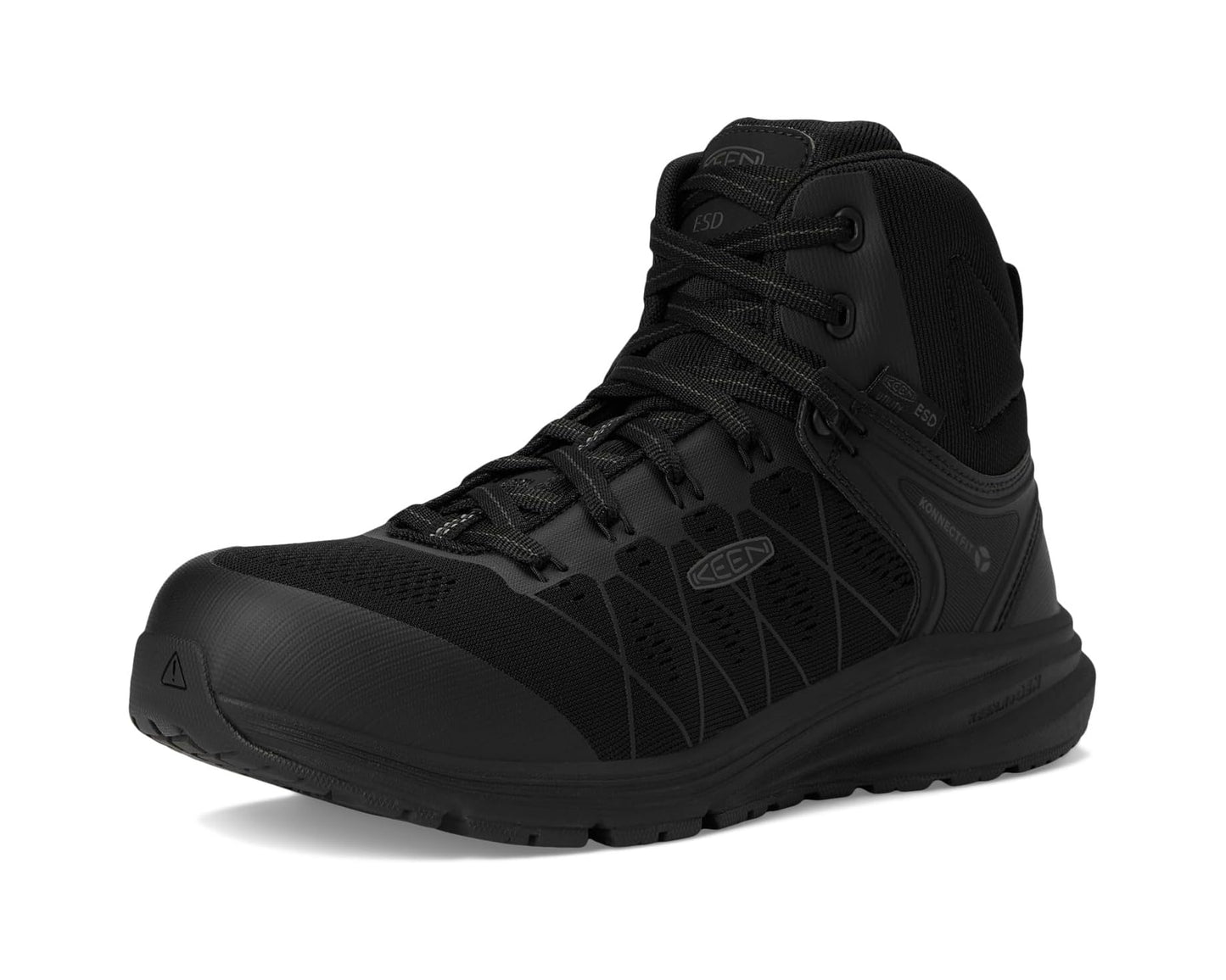 Men's KEEN Utility Vista Energy Mid ESD Black/Black