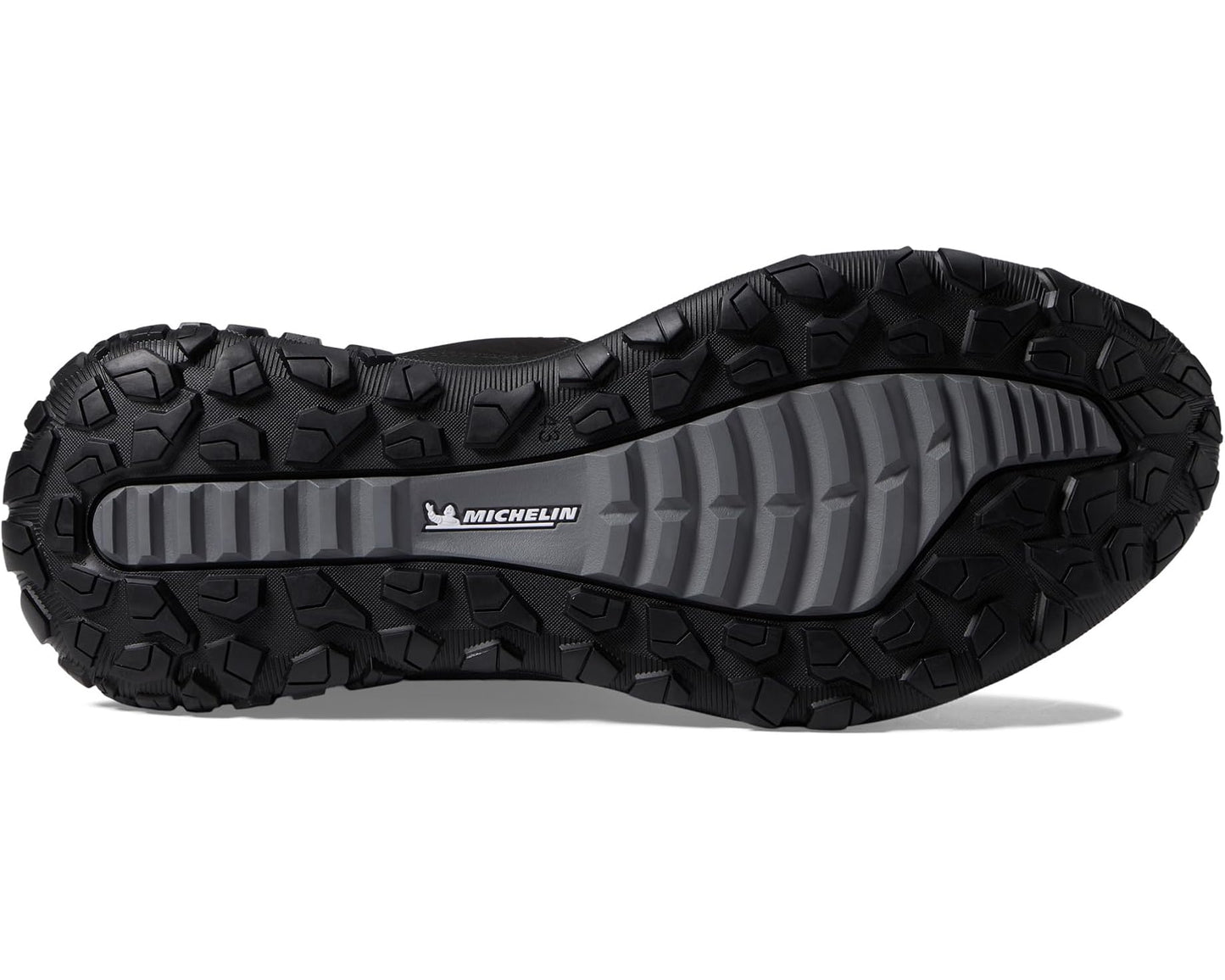 Men's ECCO Sport Ultra Terrain Waterproof Mid Hiking Boot Black/Black/Black