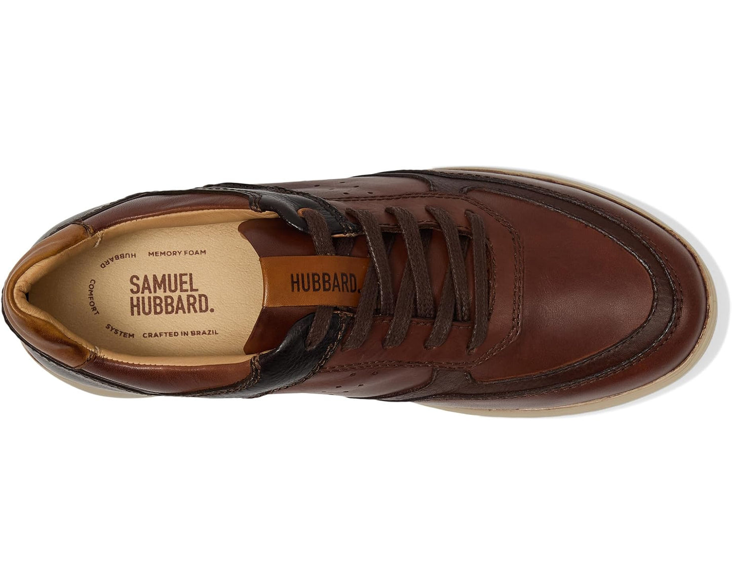 Men's Samuel Hubbard Featherlight Olema Casual Antique Brown Leather