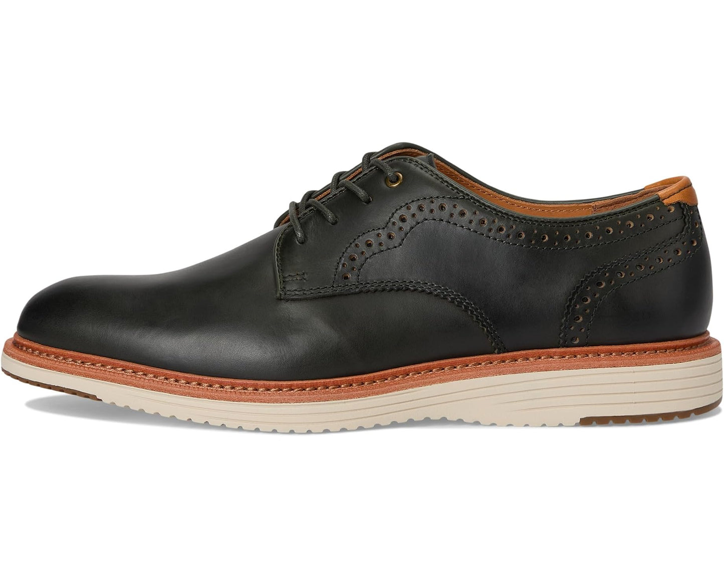 Men's Johnston & Murphy Upton 175th Plain Toe Olive Oiled American Full Grain