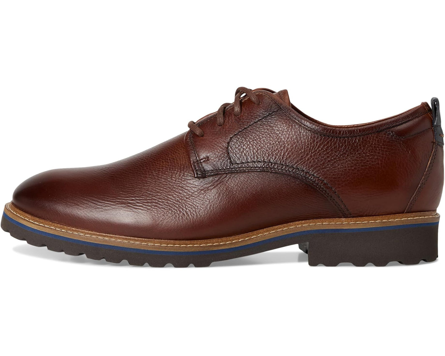 Men's Samuel Hubbard Featherlight Founder Oxford Brown Tumbled Leather
