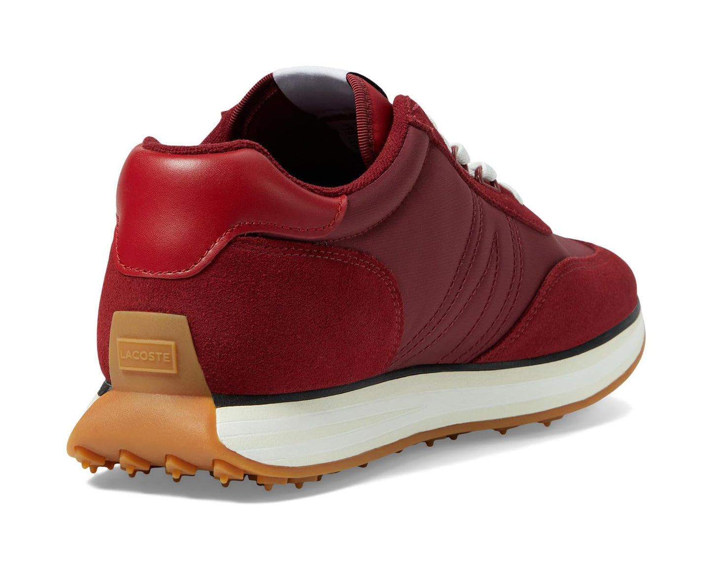 Men's Lacoste L-Spin Sneakers Burgundy/Gum