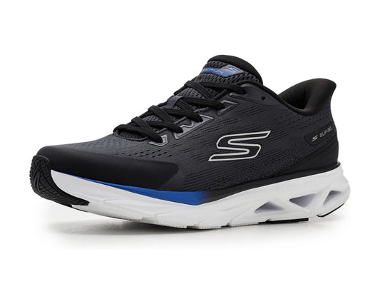 Men's SKECHERS Glide-step Vortex Hands Free Slip-in Black/Charcoal