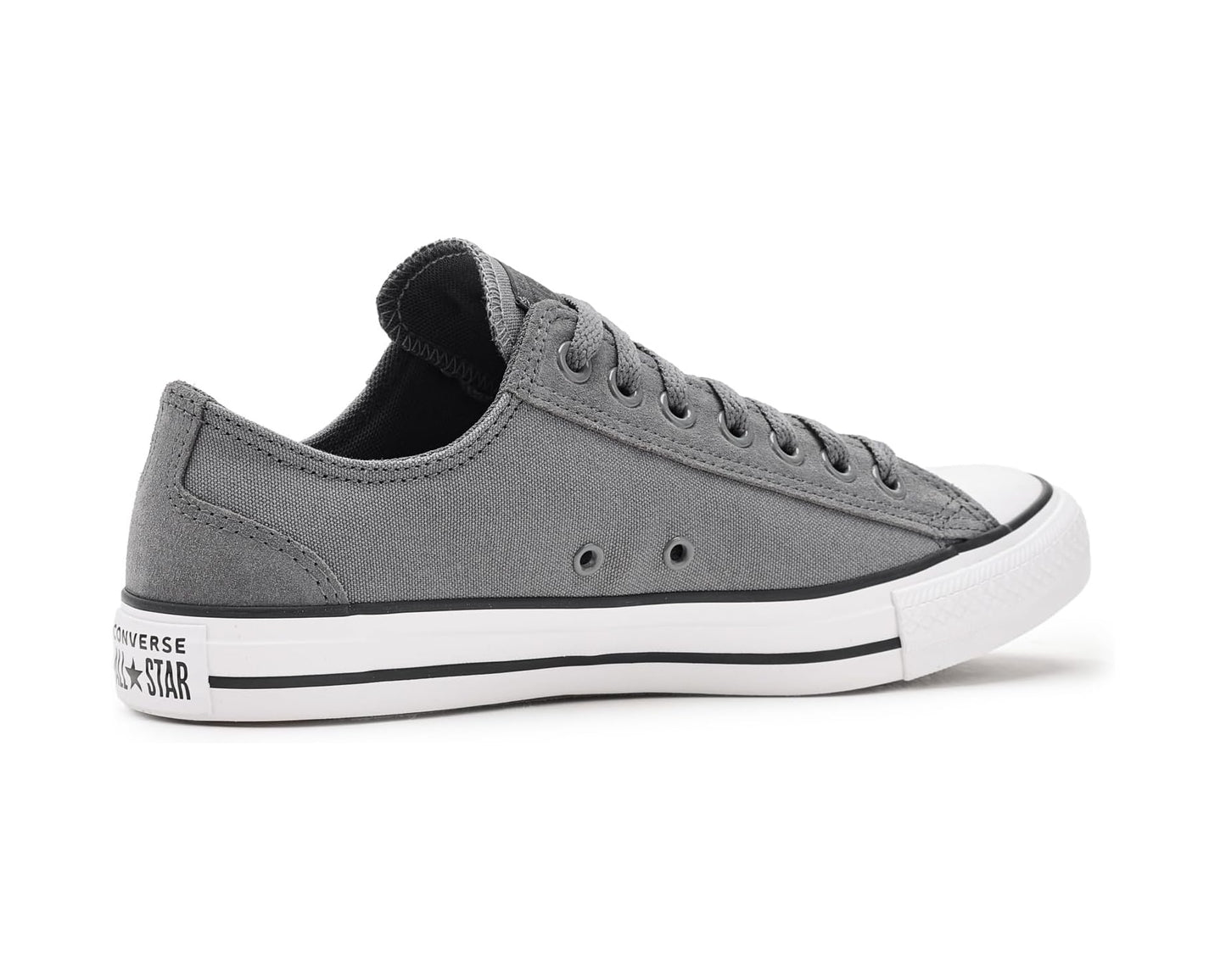 Unisex Converse Chuck Taylor All Star Canvas & Suede Low Top Darker Grey/Dark Matter/White