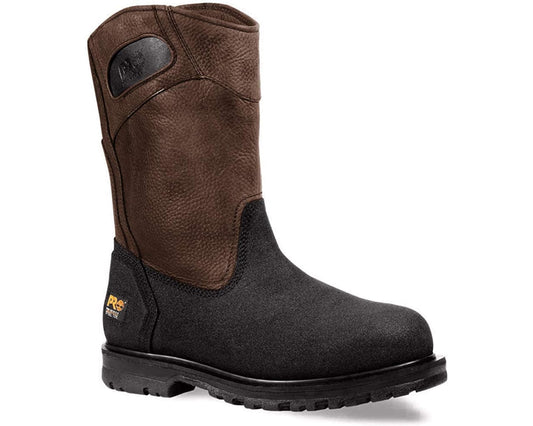 Men's Timberland PRO Powerwelt Pull-On Steel Safety Toe Rancher Brown