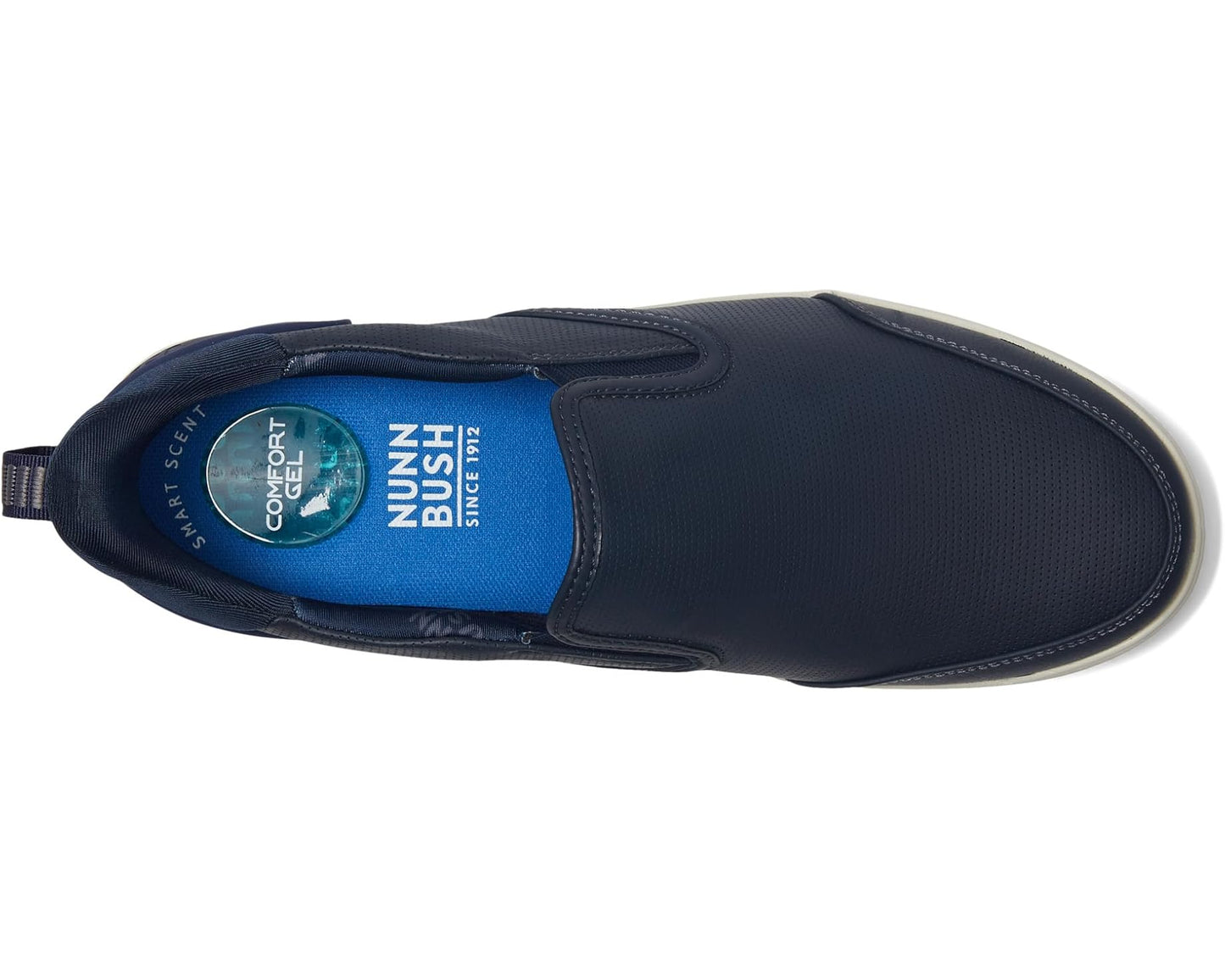 Men's Nunn Bush Kore City Walk EZ Slip-On Sneakers Easy On and Easy Off Navy