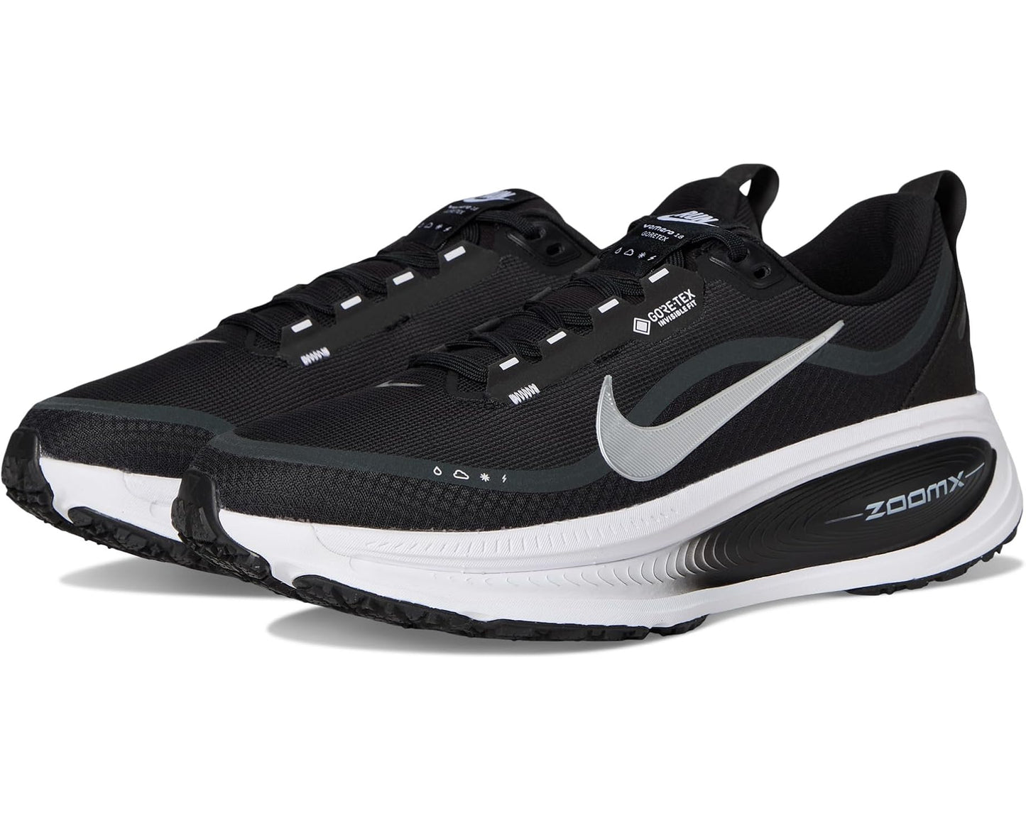 Men's Nike Vomero 18 GORE-TEX Black/Metallic Silver/Anthracite/White