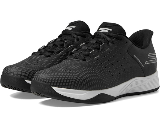 Men's SKECHERS Skechers Pickleball Slip-ins Relaxed Fit: Viper Court Reload Black/White