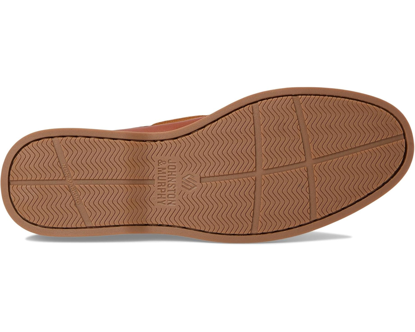 Men's Johnston & Murphy Monaco 2-Eye Boat Shoe Tan Sheepskin