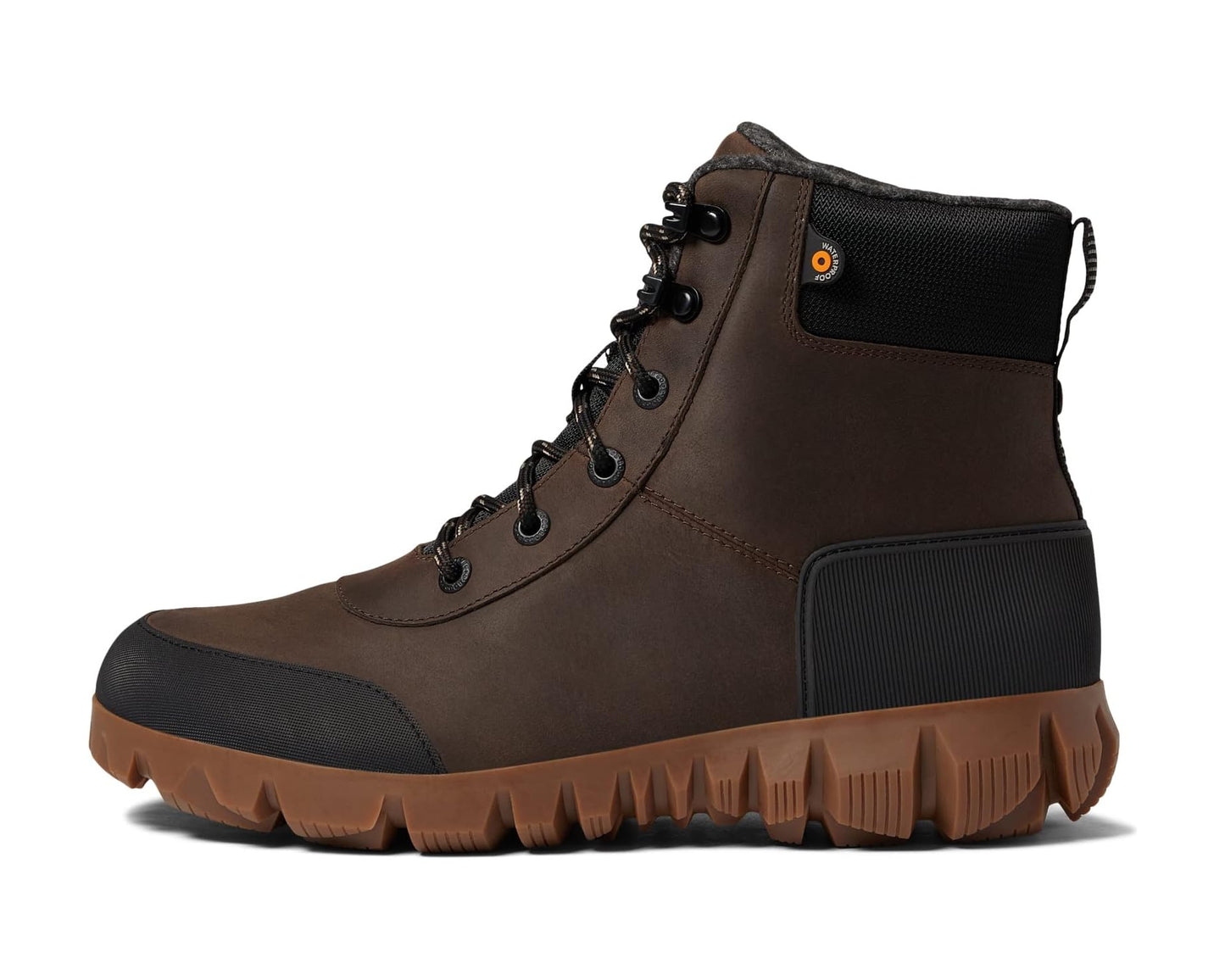 Men's Bogs Arcata Urban Leather Mid Chocolate