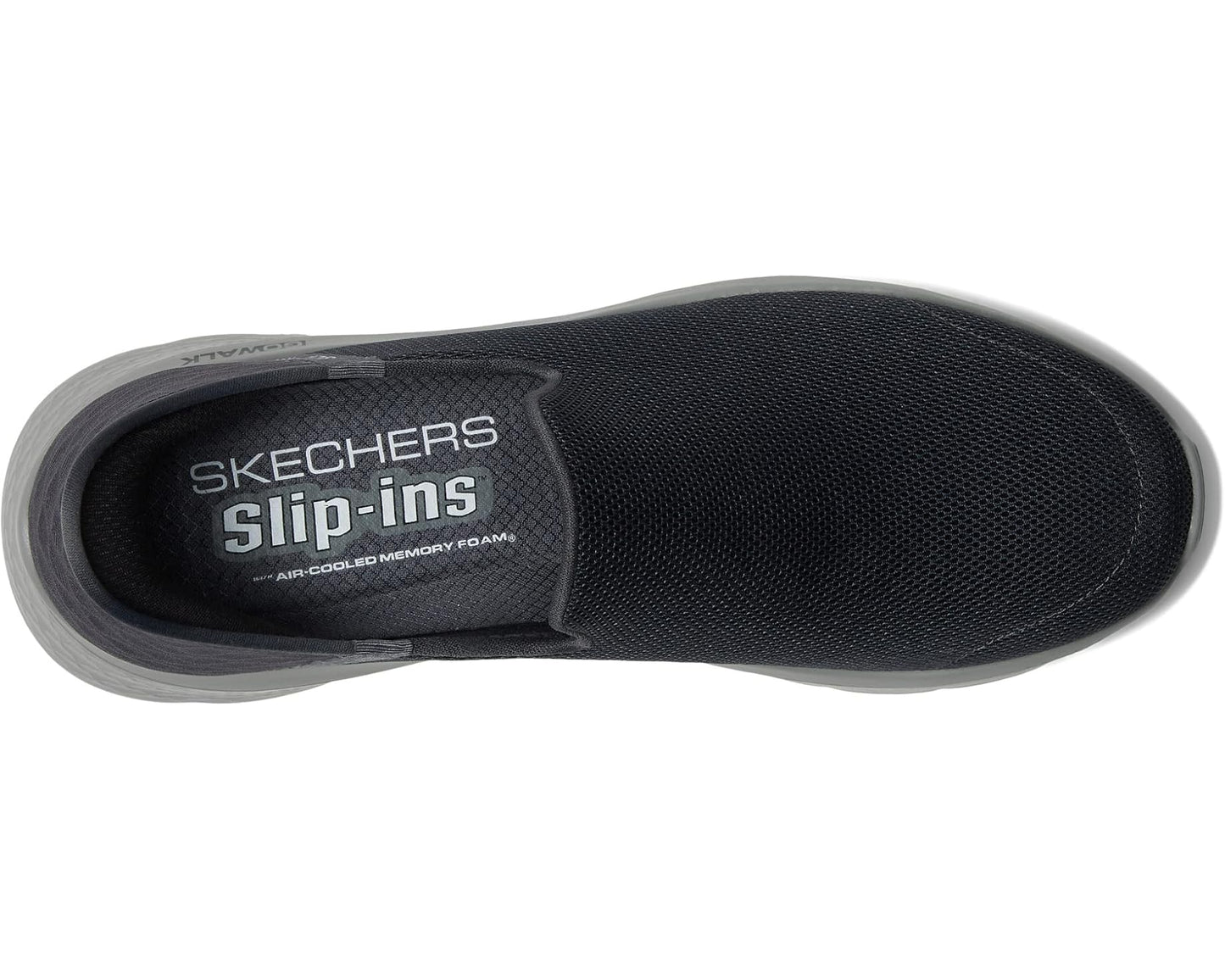Men's SKECHERS Performance Go Walk Flex No Hands, Hands Free Slip-Ins Dark Gray