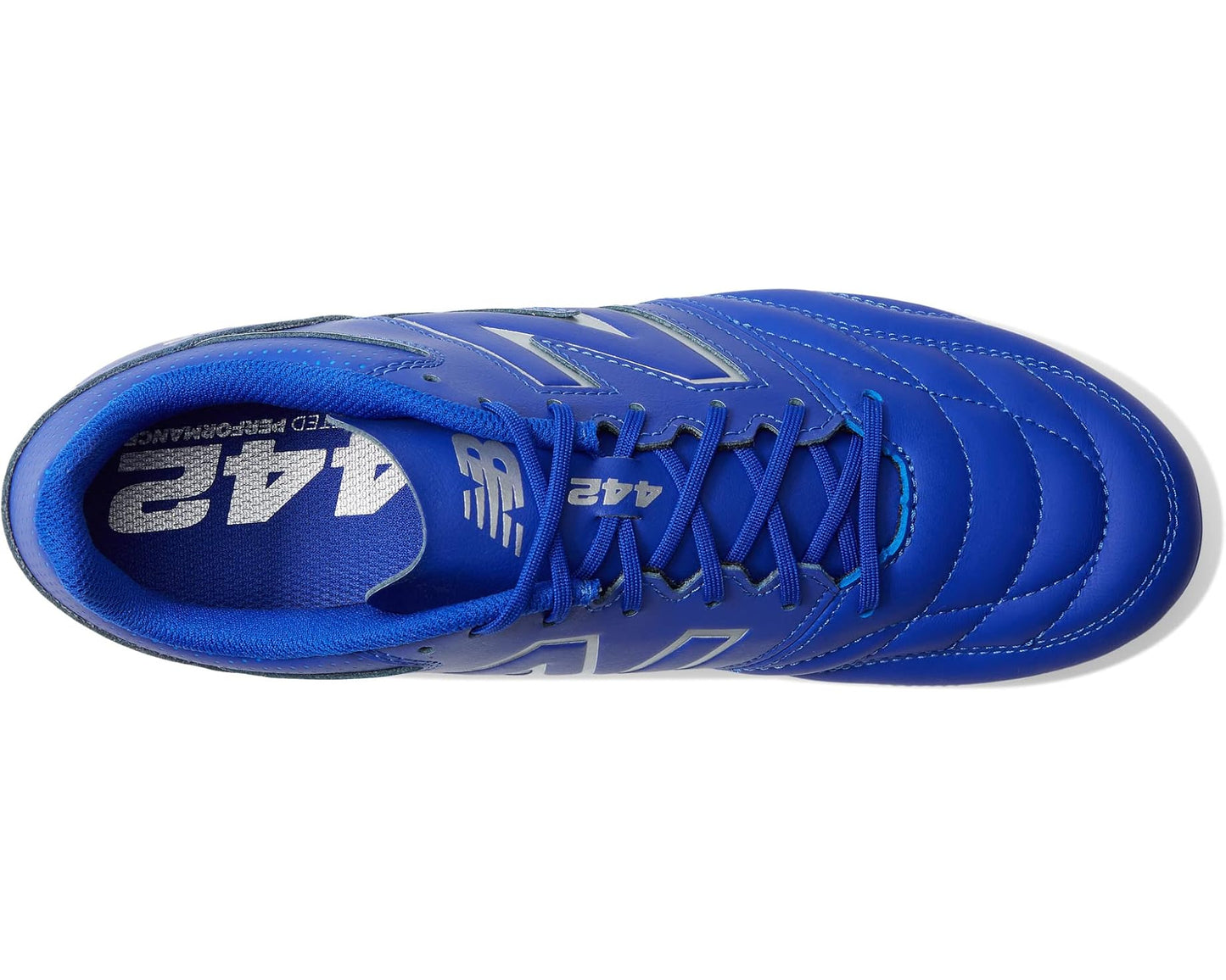 Men's New Balance 442 V2 Team FG Soccer Cleats Blue/White